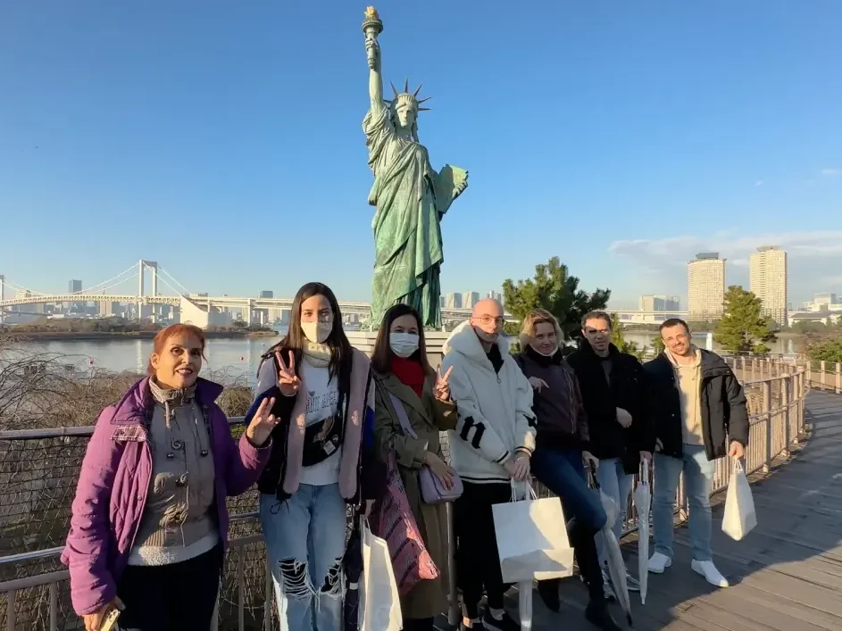 Odaiba Siteseeing Gundam お台場観光 自由の女神